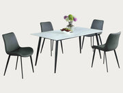 The Mary dining room set with four chairs