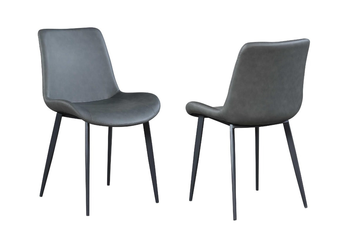 Mary Contemporary Dining Room Set with Sintered Stone Top & 4 Chairs