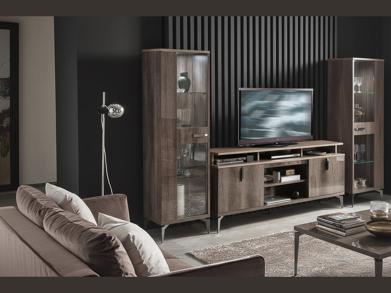 Matera 1-Door Curio, Left