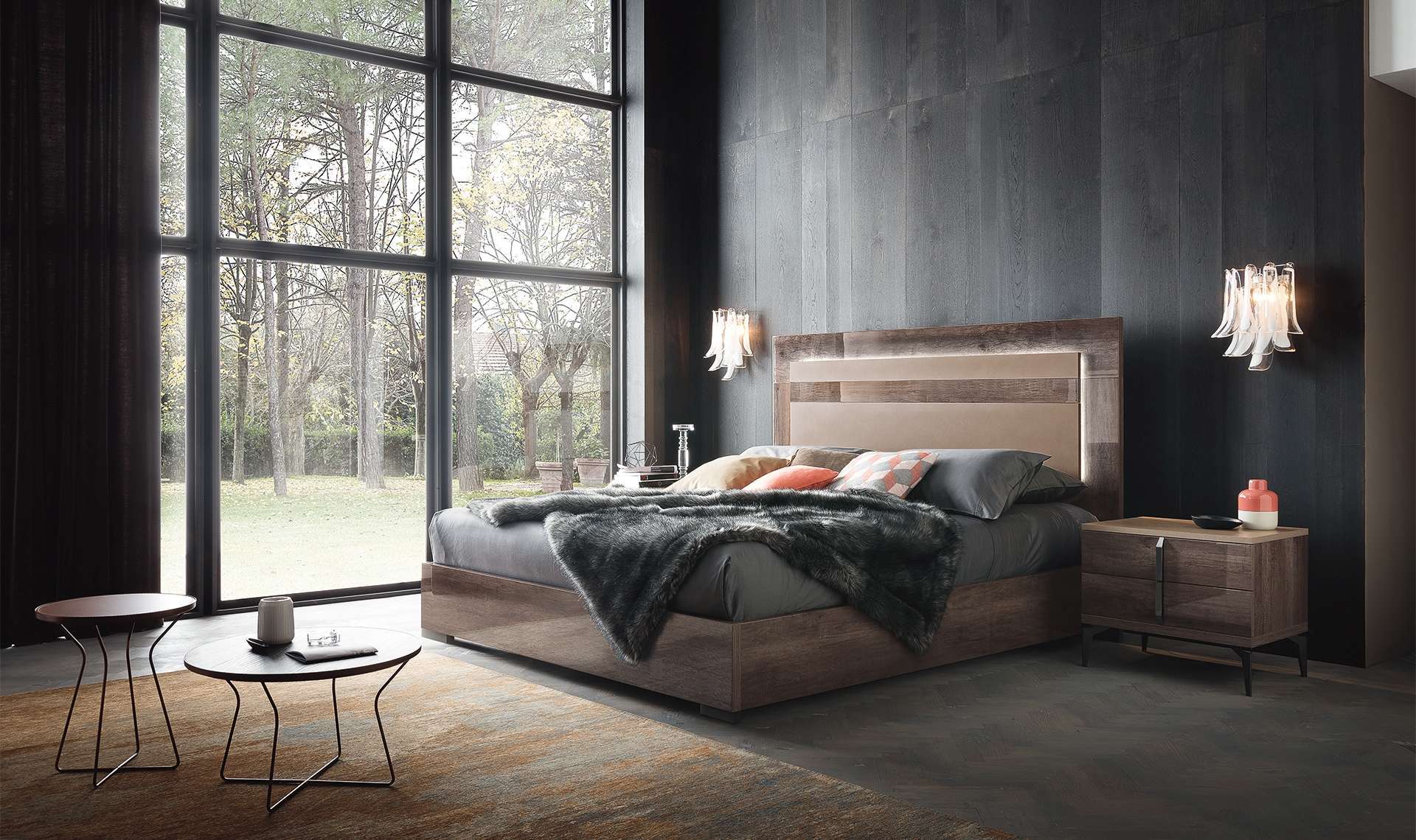 Matera Bed with the Lighting System, Queen | Alf + Da Fre, $1,500.00, ALF, 
