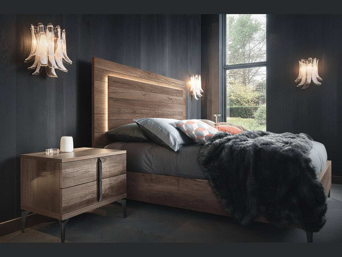 Matera Nightstand with Two Drawers by ALF Italia