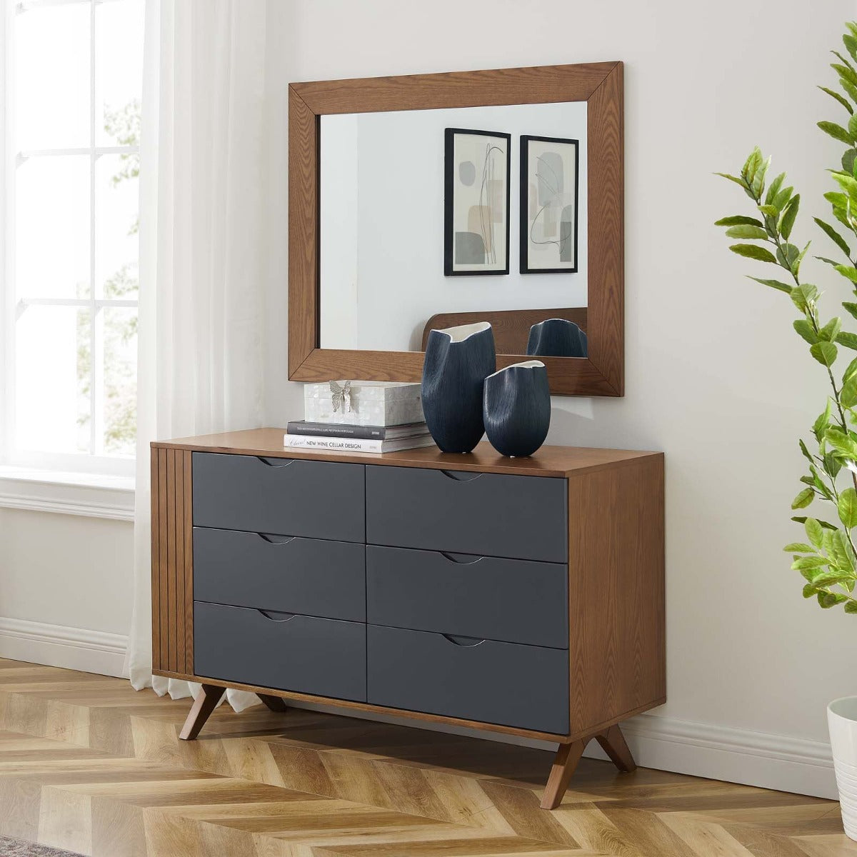 Modway Dylan Dresser and Mirror