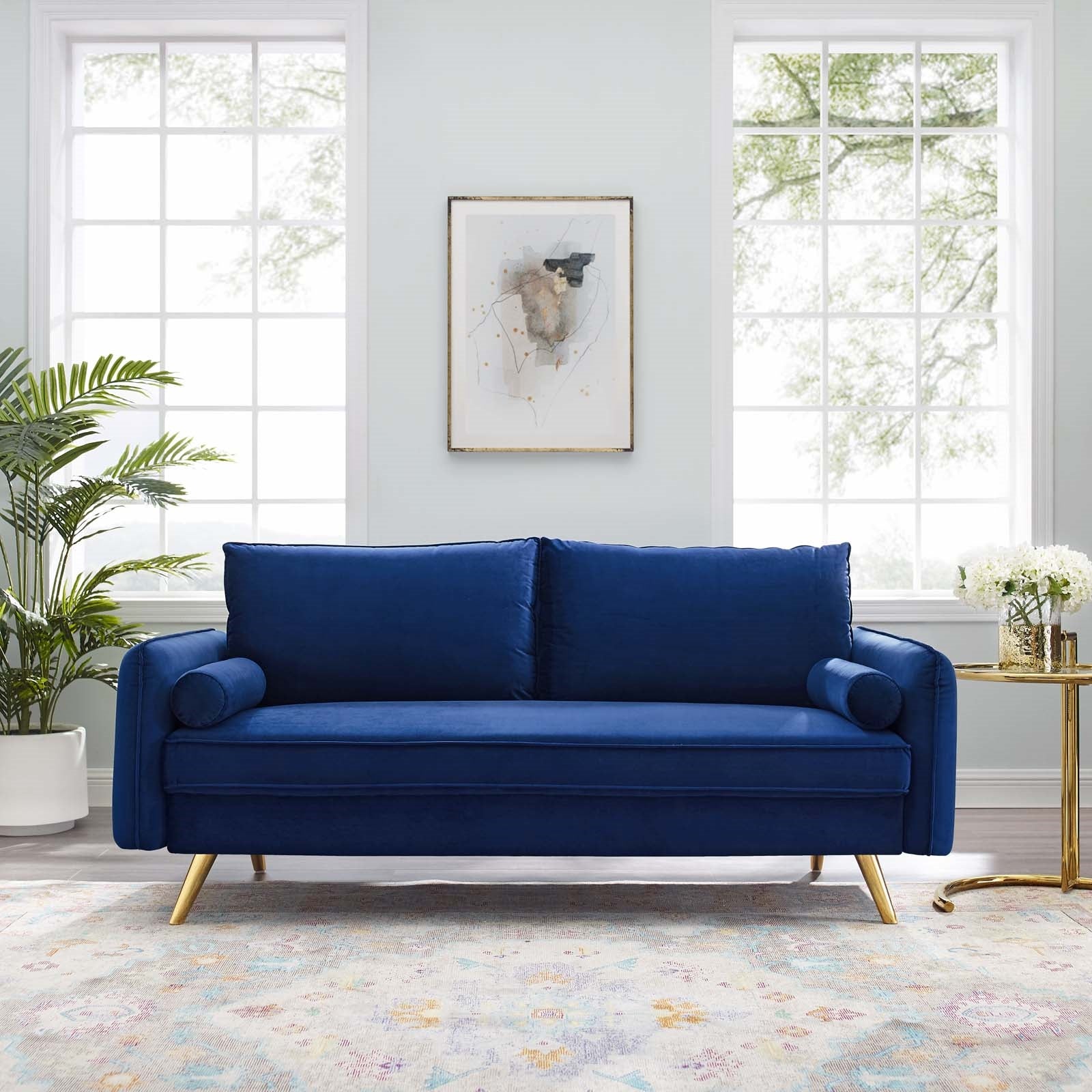 Modway Revive Performance Velvet Sofa