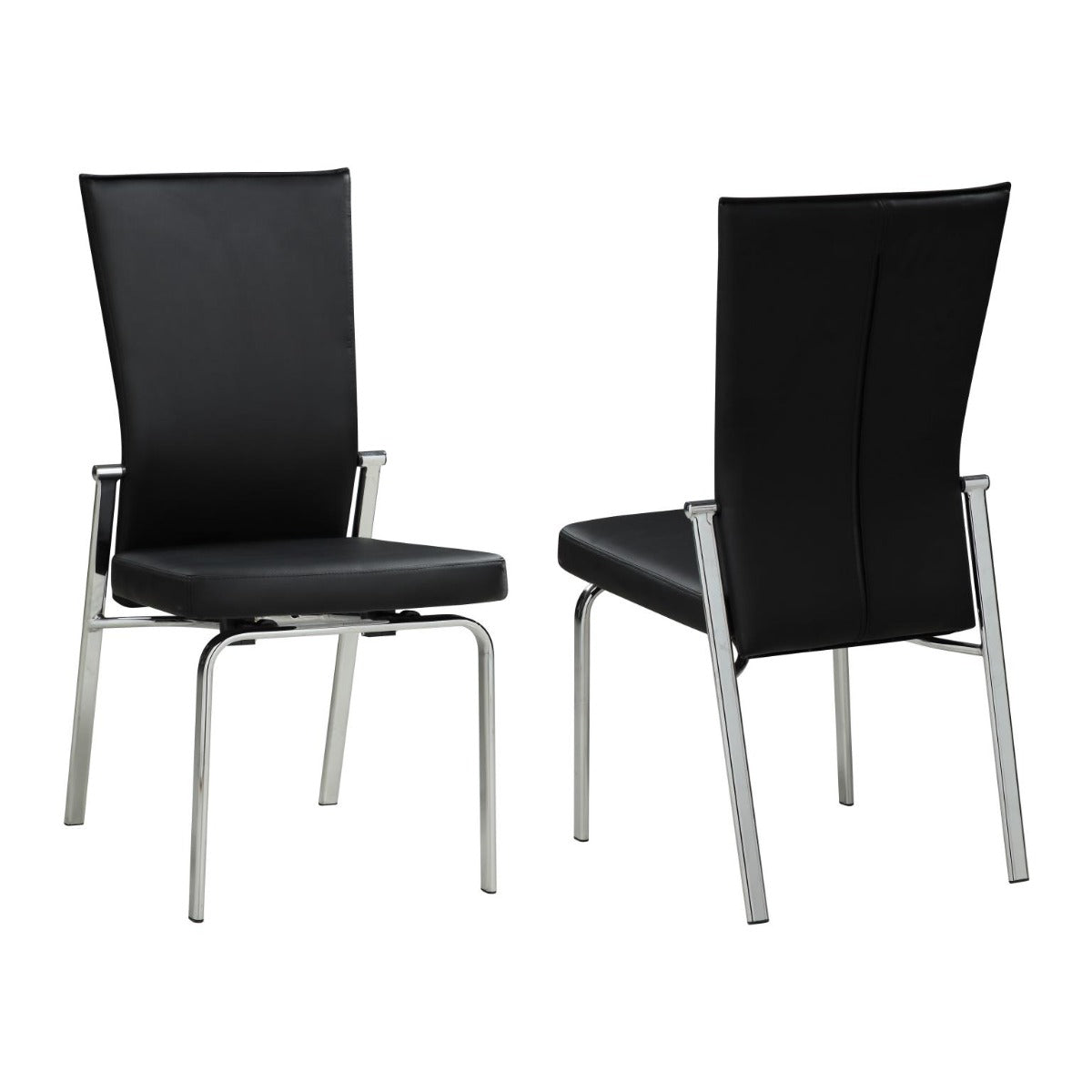 Mabel Contemporary Dining Room Set with Extendable Table & Motion Back Chairs