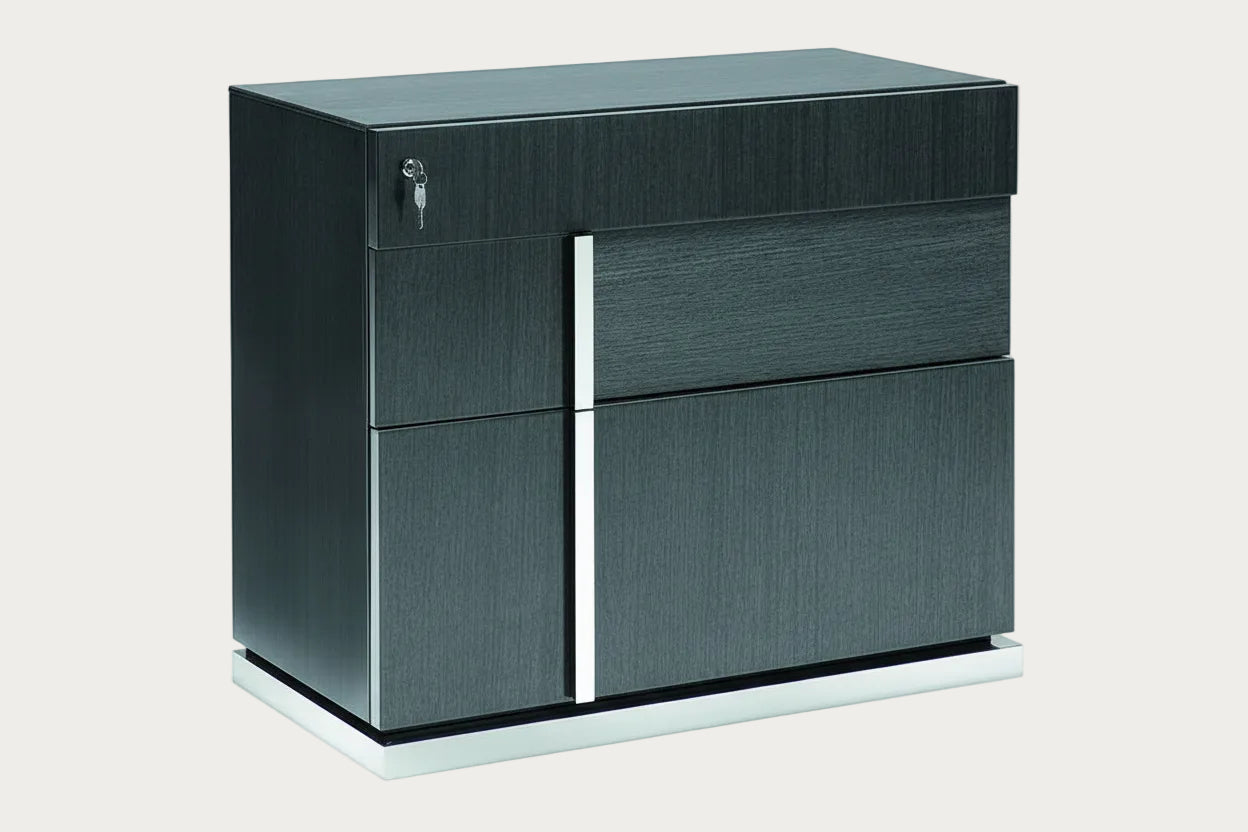 Monte Carlo two-drawer file cabinet on a white background