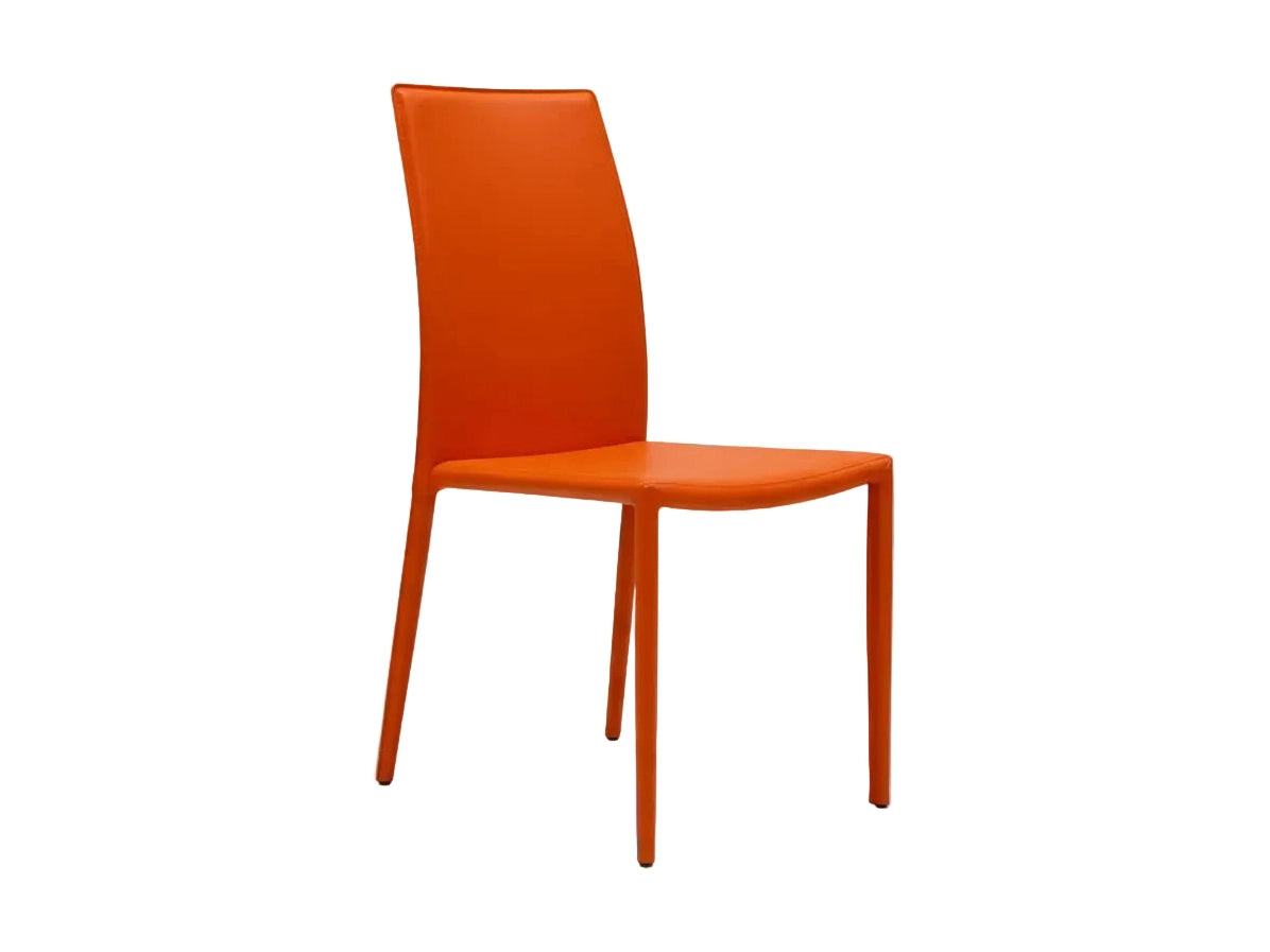 Orlando in orange faux leather