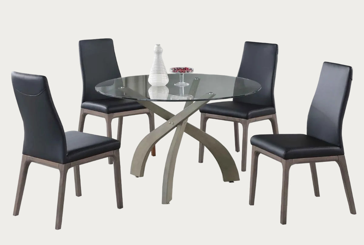 Peggy Rosario 5-pc dining room set by Chintaly Imports