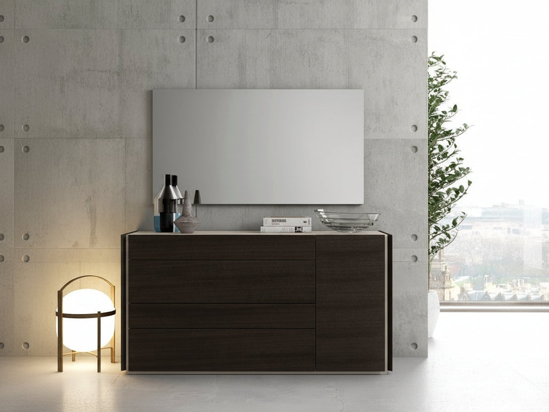 PORTO Dresser and Mirror | J & M Furniture