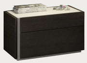 Porto nightstand in Wenge finish
