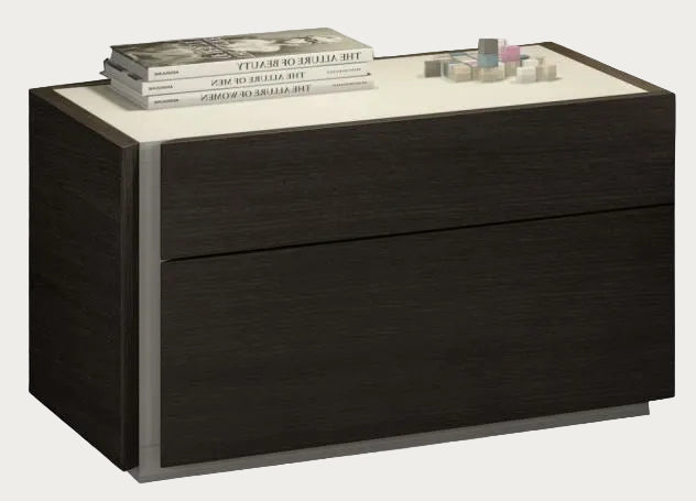 Porto nightstand in Wenge finish