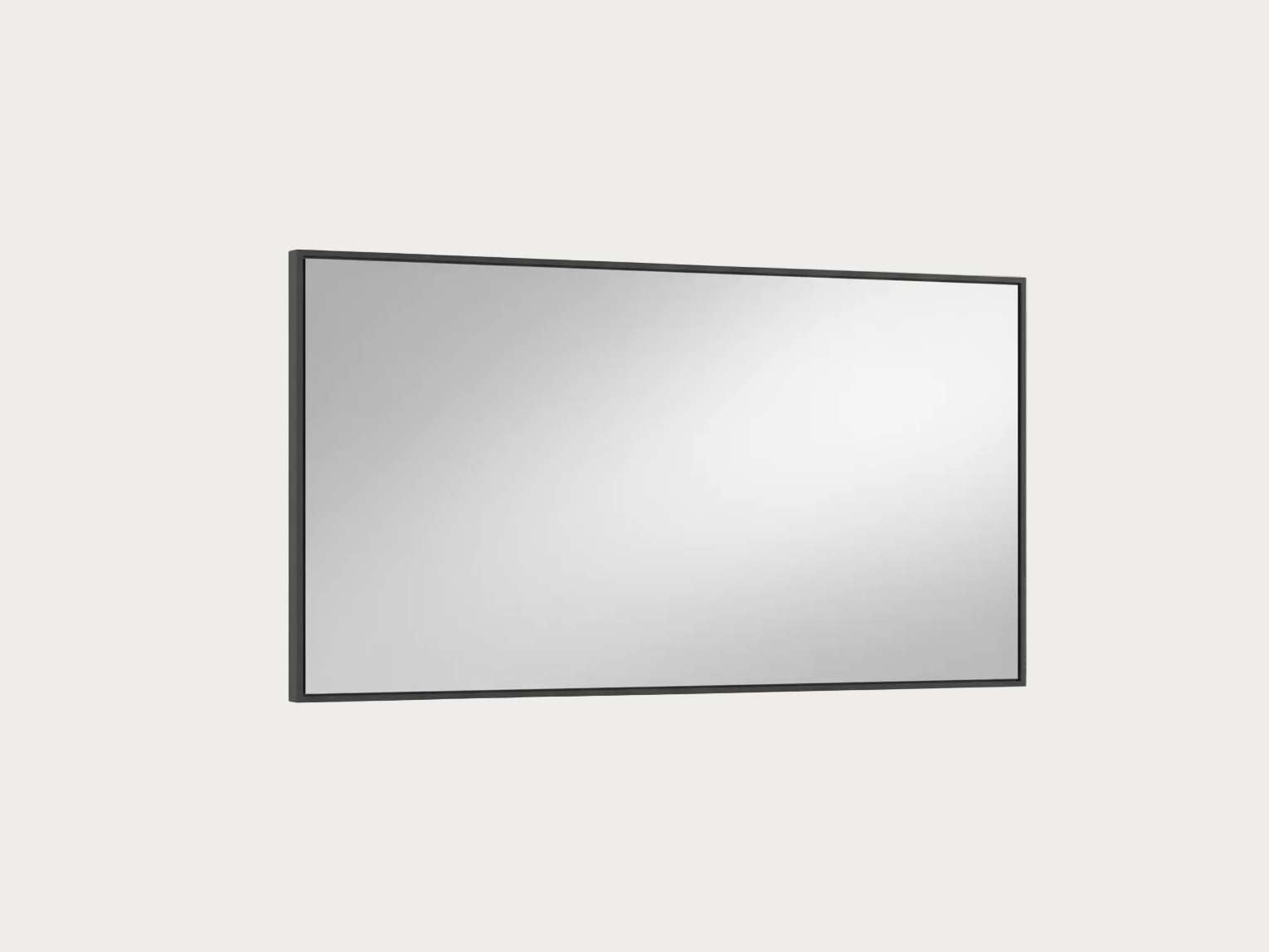 Porto Mirror, Grey Lacquer Finish