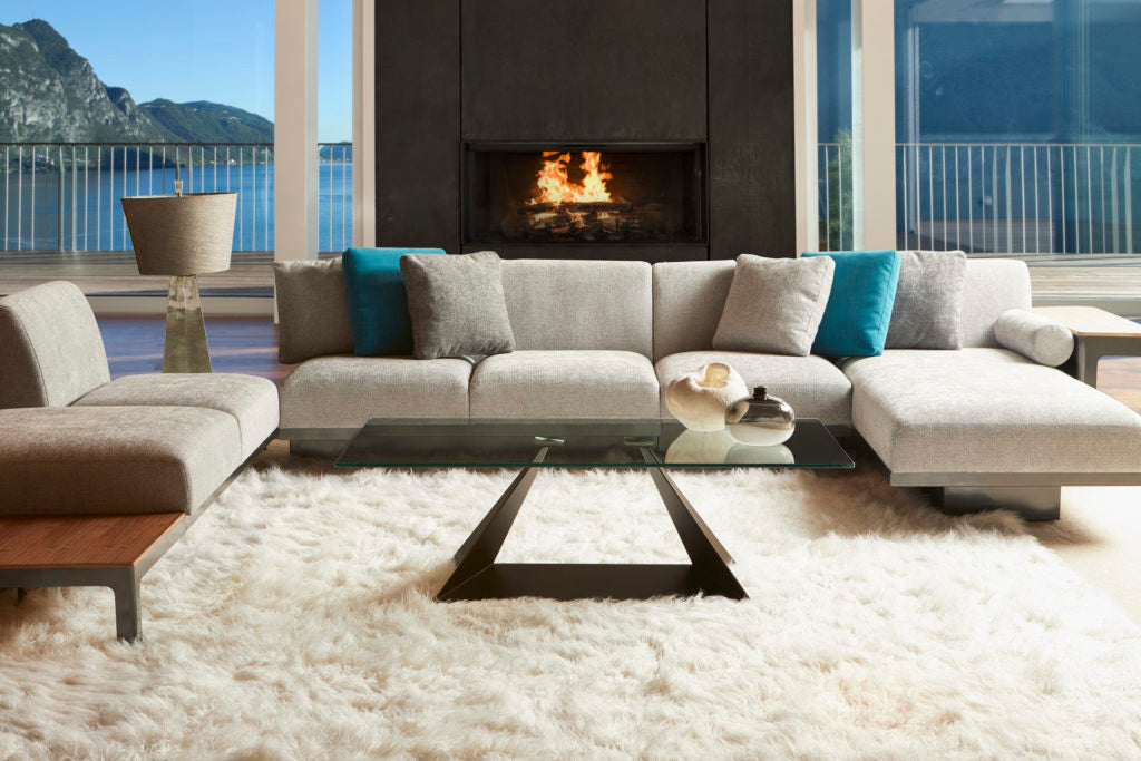 Elite Modern Prism Rectangular Coffee Table