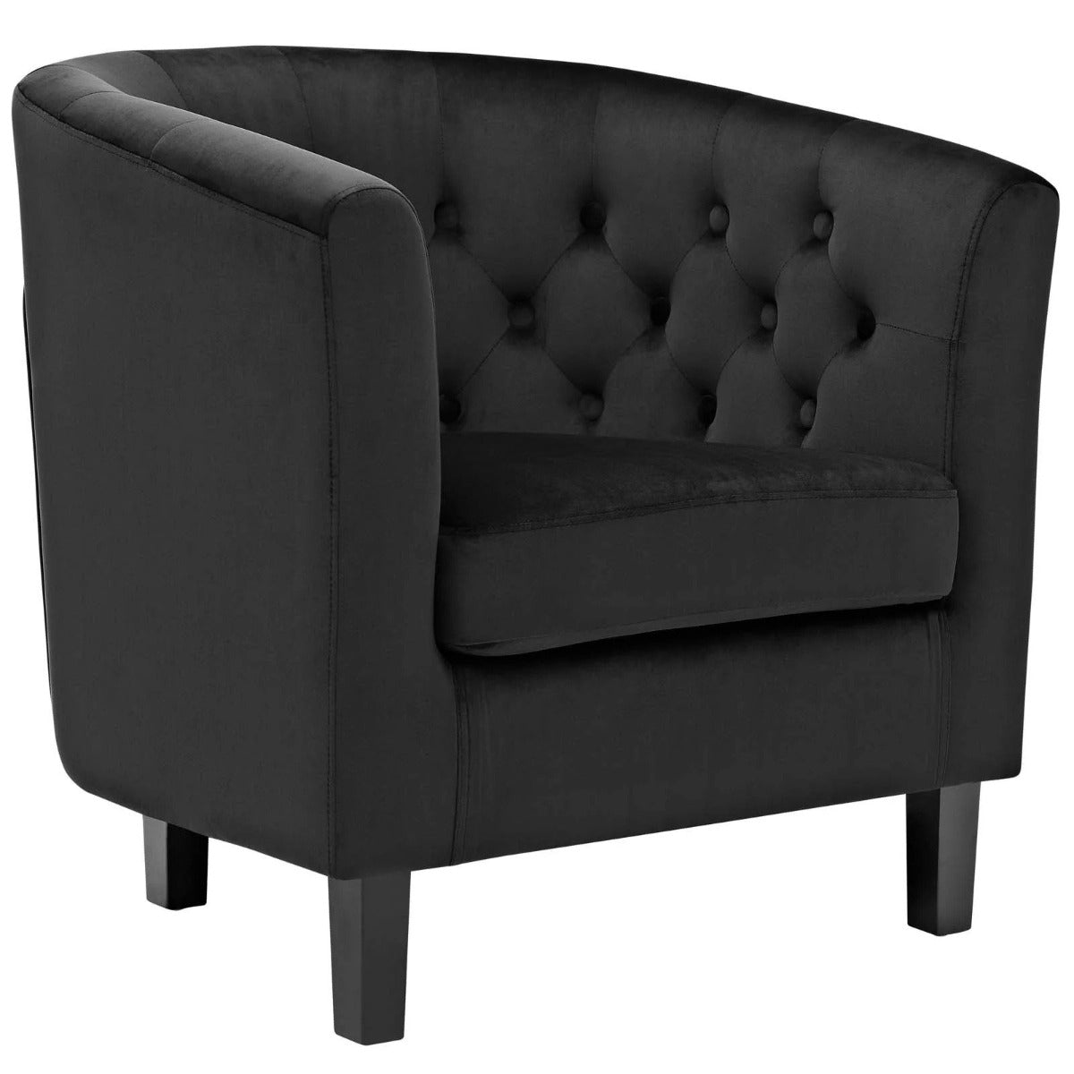 Modway Prospect 2 Piece Performance Velvet Loveseat and Armchair Set