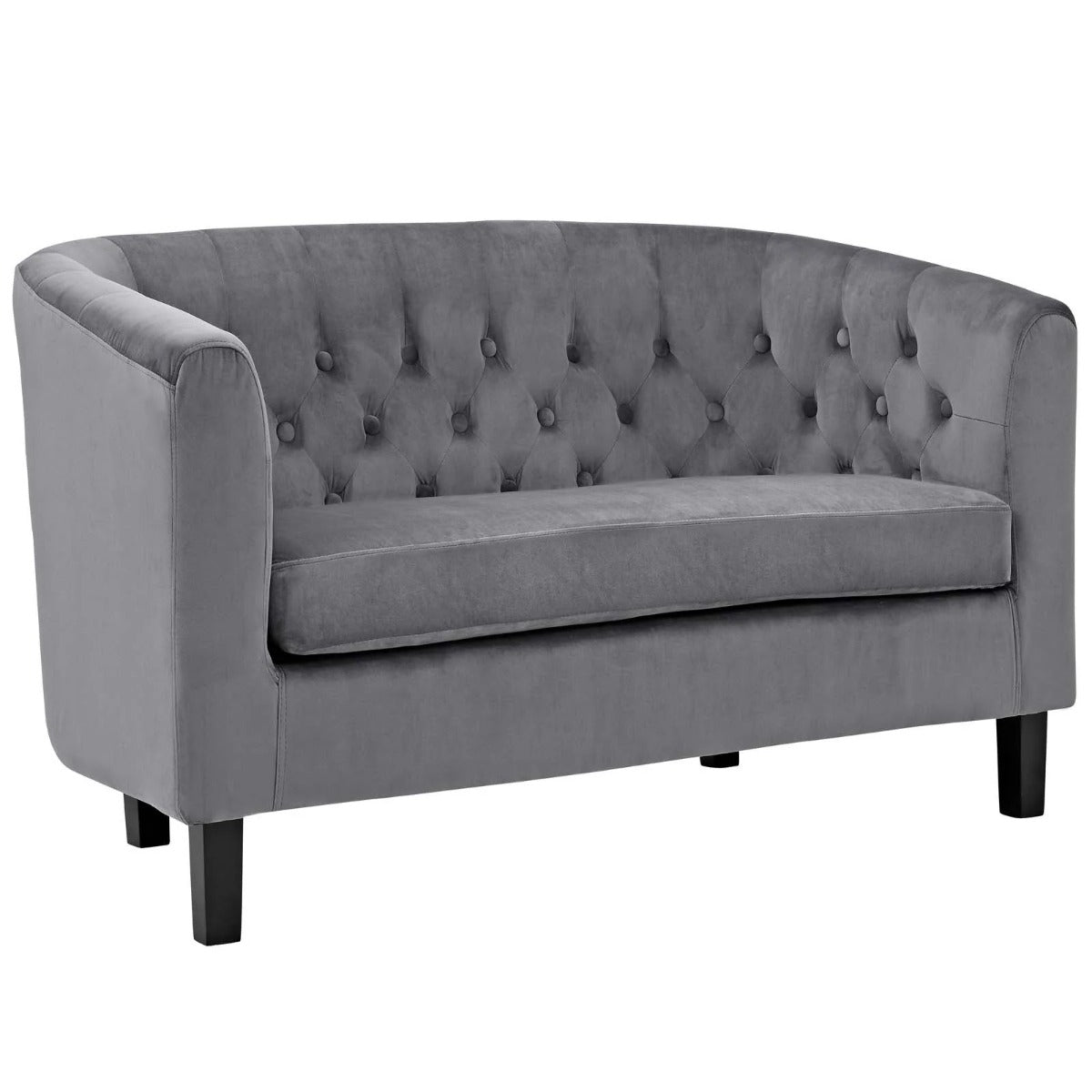 Modway Prospect 2 Piece Performance Velvet Loveseat and Armchair Set