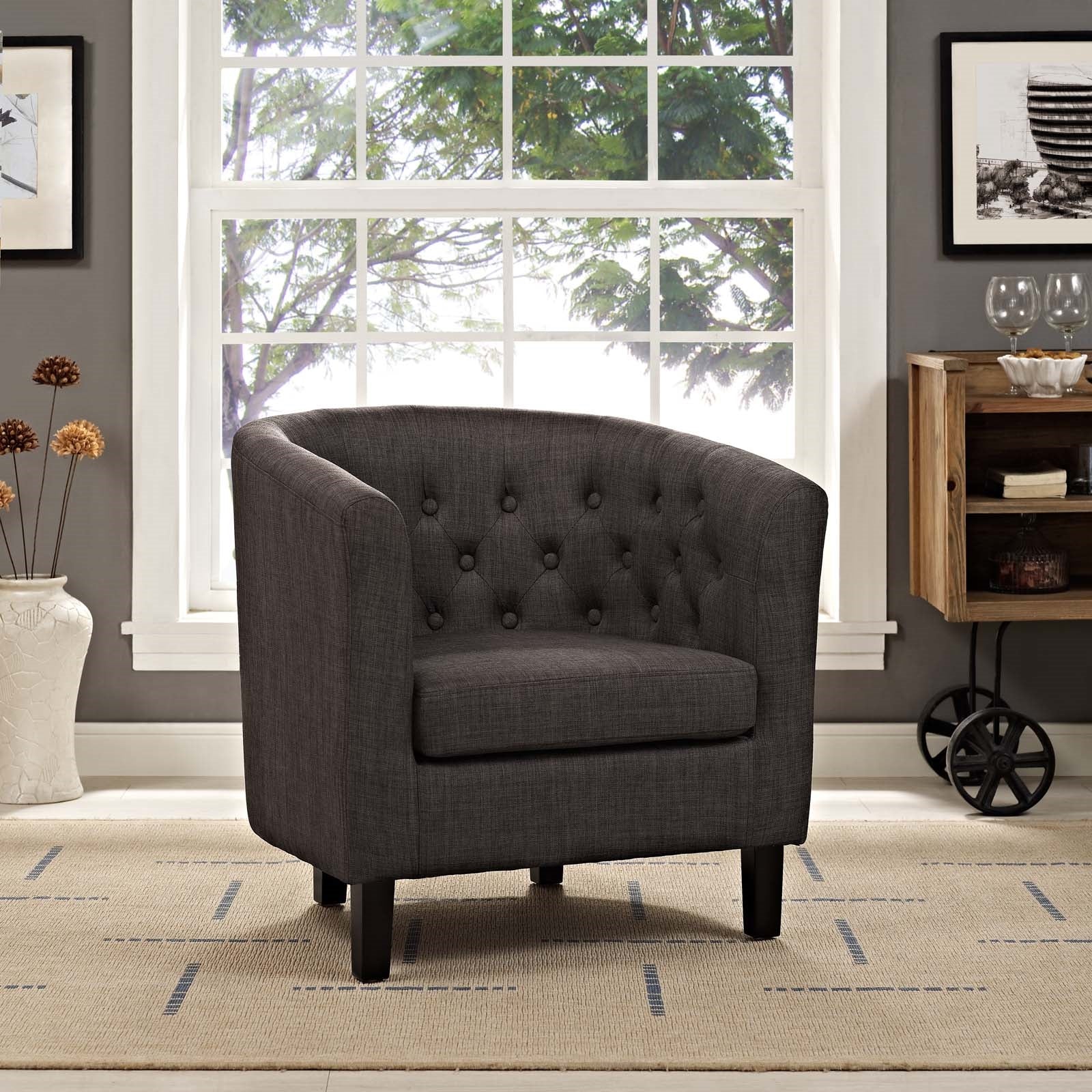 Modway Prospect Upholstered Fabric Armchair