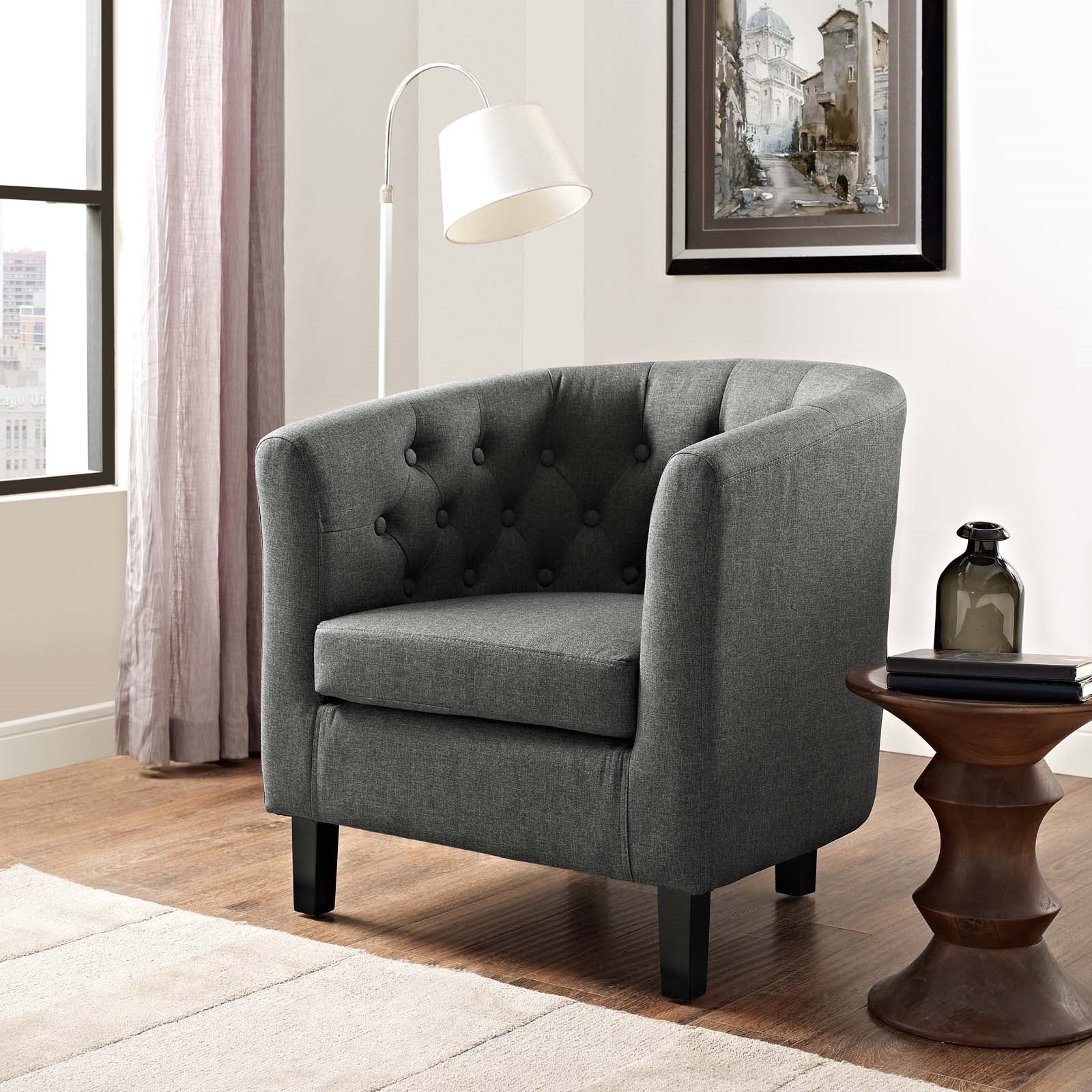 Modway Prospect Upholstered Fabric Armchair