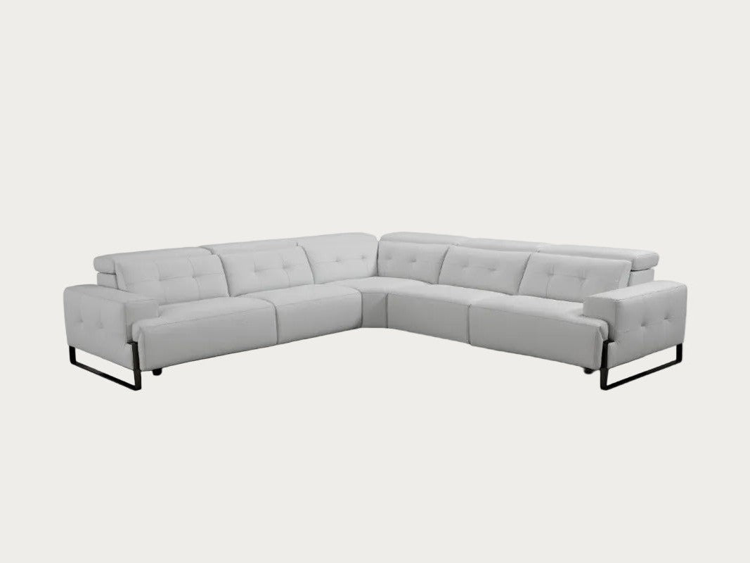 Incanto I772 gray sectional sofa on a white background