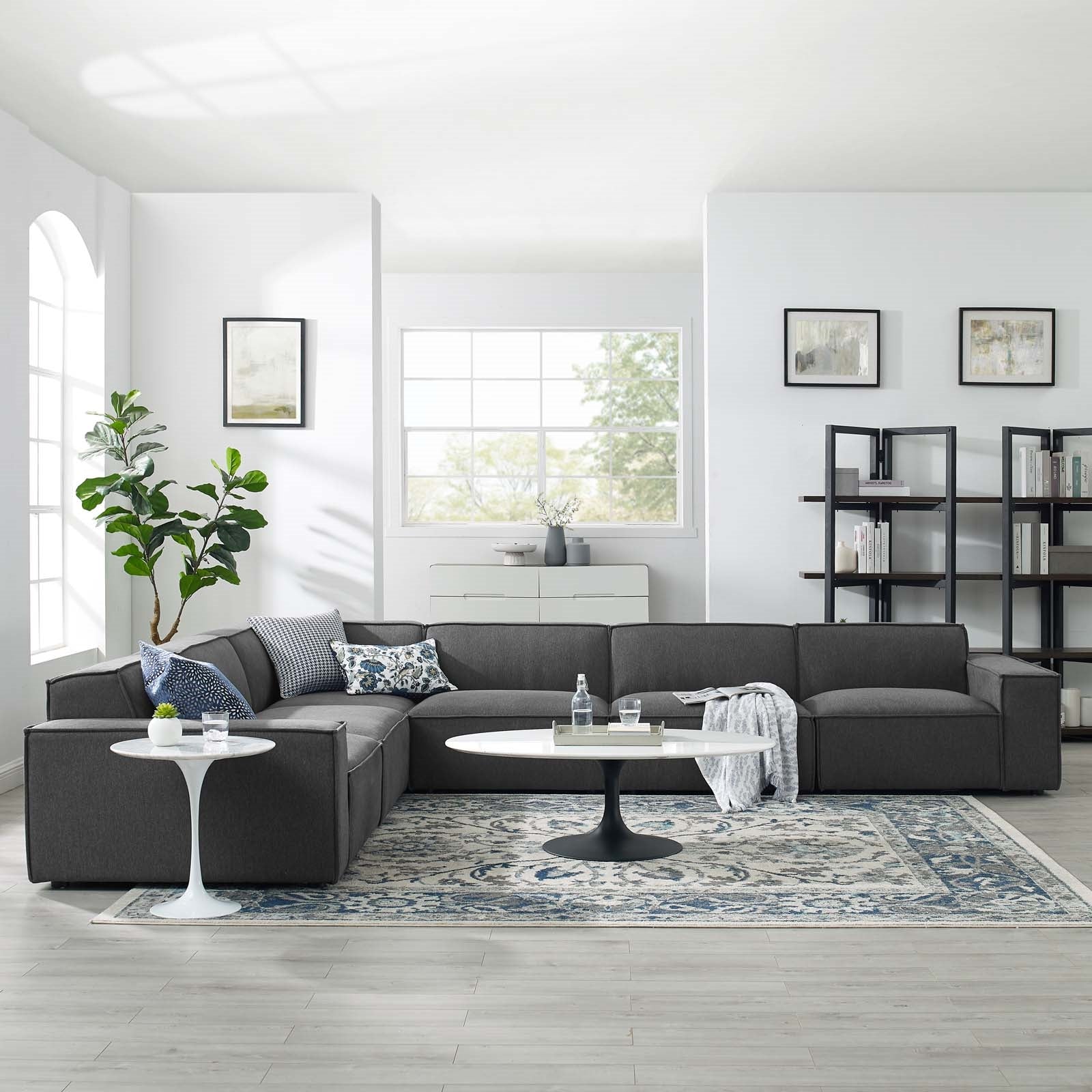 Modway Restore 6-Piece Sectional Sofa