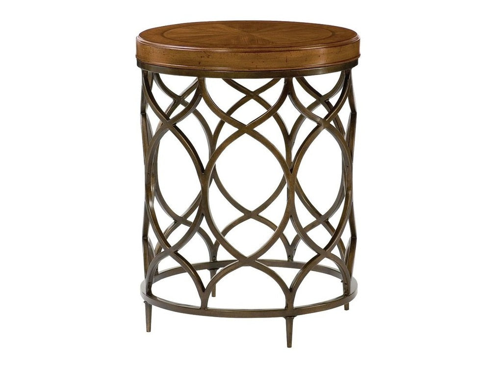 Hammary Hidden Treasures Round Lamp Table