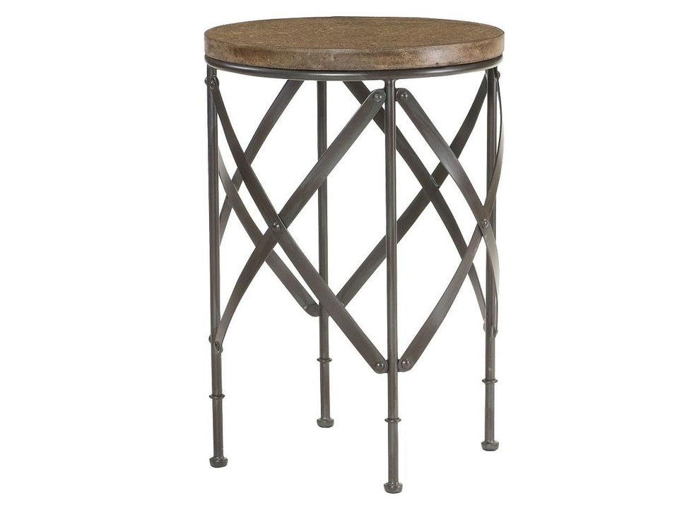 Hammary Hidden Treasures Round Metal Table