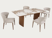 Ruby Rose 5-piece dining room set by Chintaly Imports