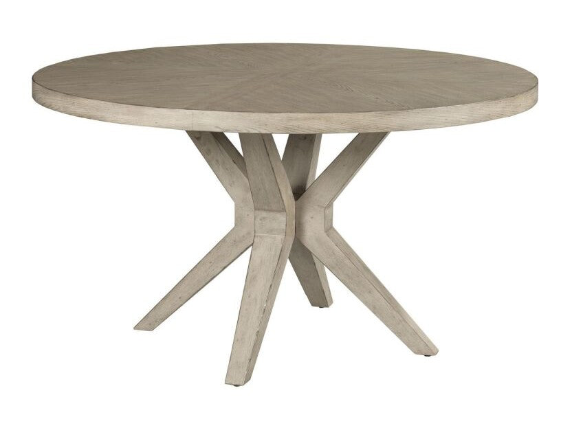 American Drew West Fork Hardy Round Dining Table Complete