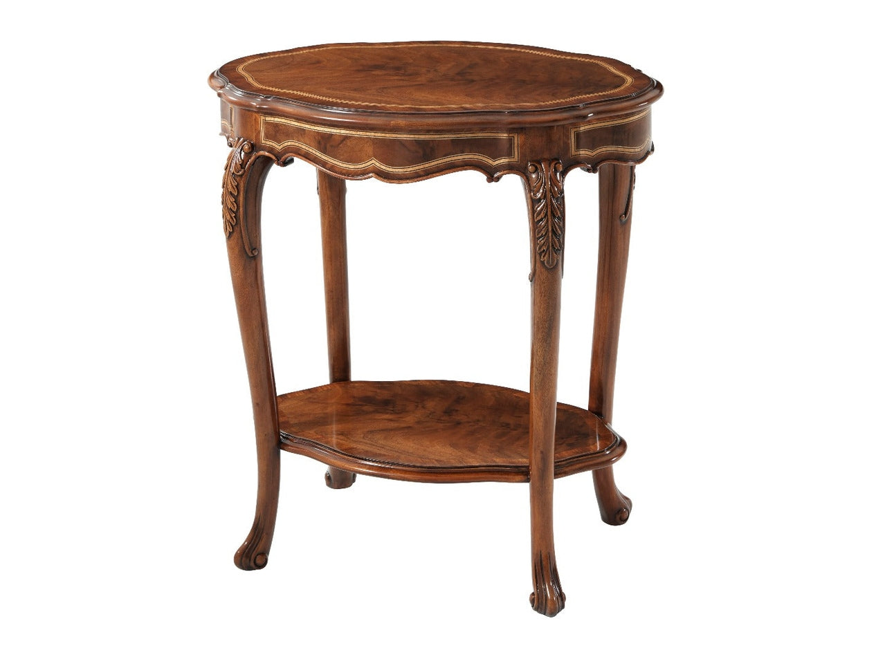 Theodore Alexander Oval Millard Accent Table
