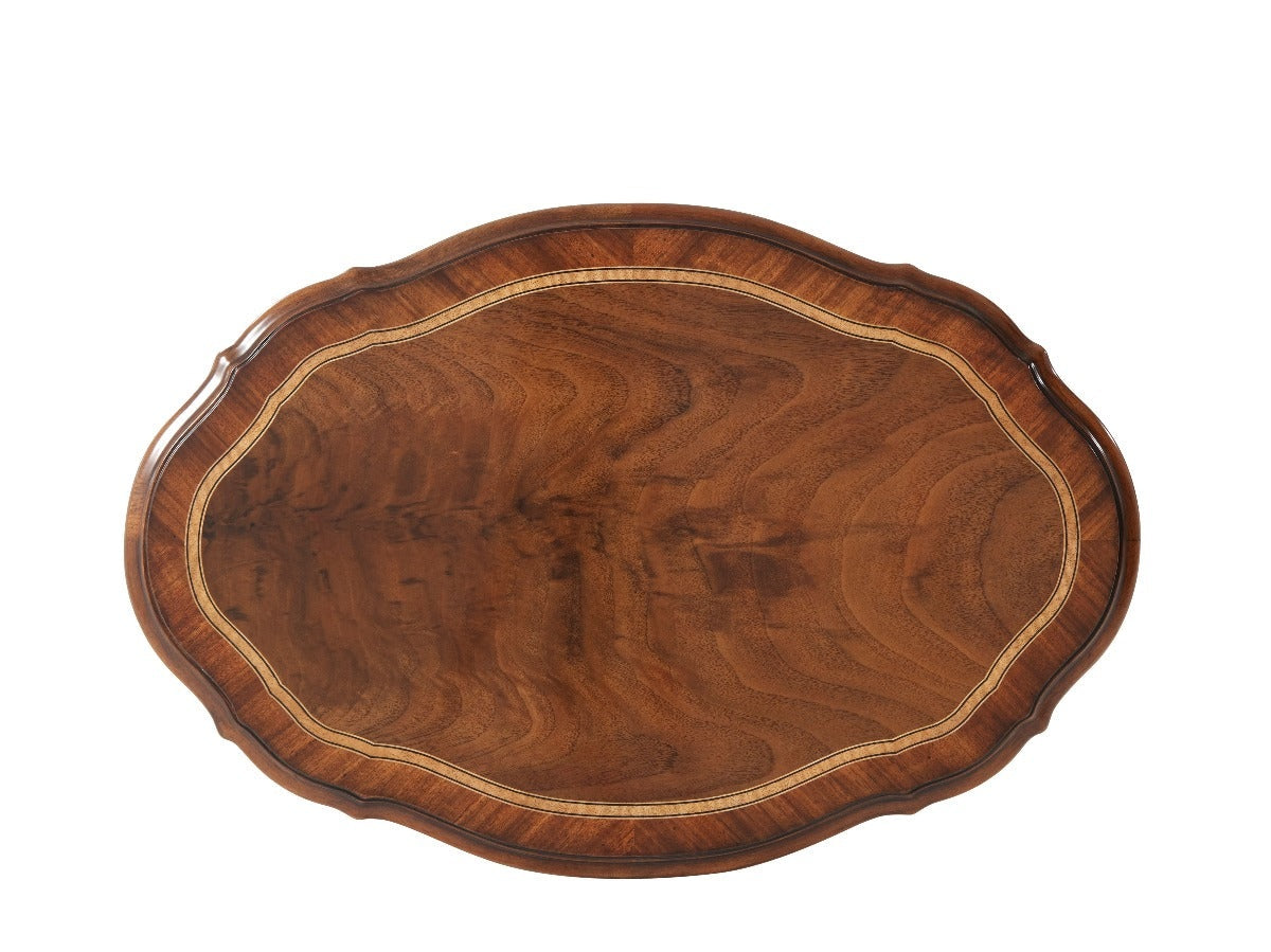 Theodore Alexander Oval Millard Accent Table