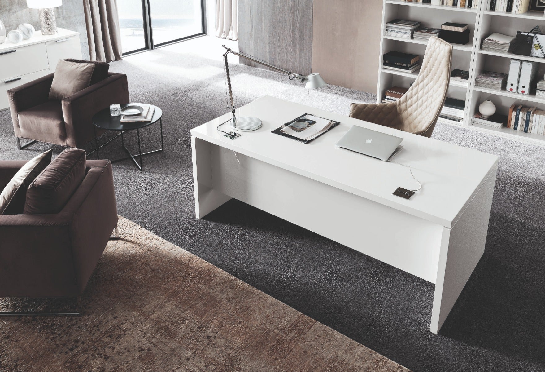 Sedona 71" Desk in White High Gloss | ALF (+) DA FRE