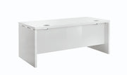 Sedona 71" Desk in White High Gloss | ALF (+) DA FRE