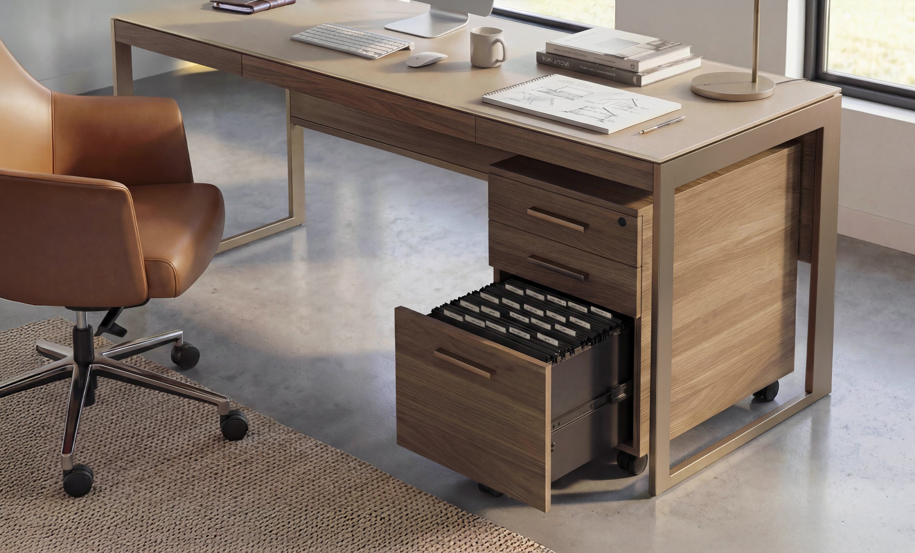 BDI Sequel Studio 6607 Mobile File Pedestal