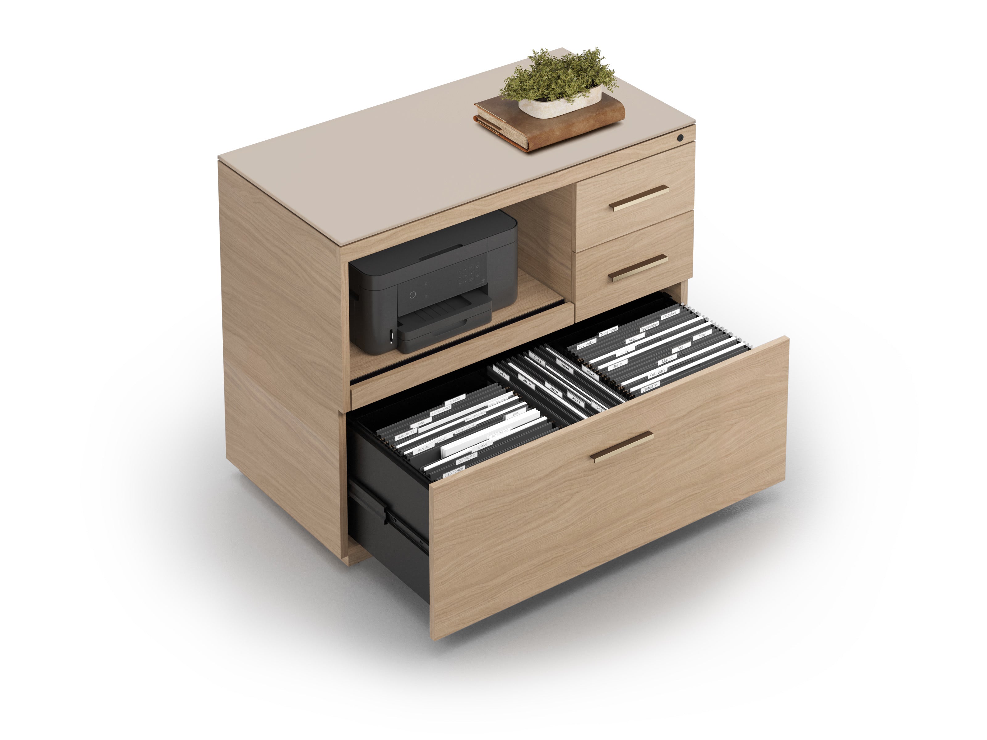 BDI Sequel Studio 6617 Mobile File Pedestal