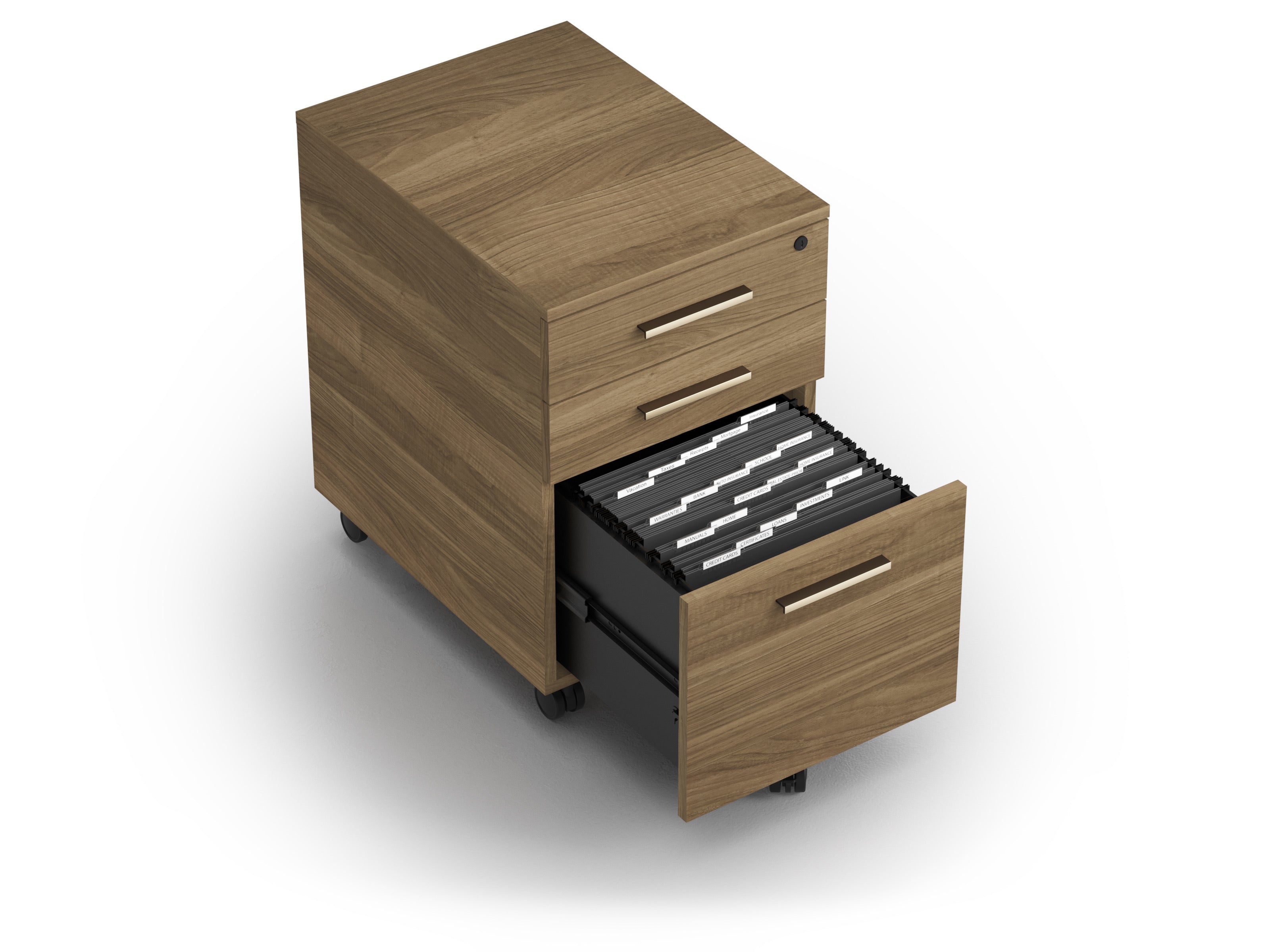 BDI Sequel Studio 6607 Mobile File Pedestal