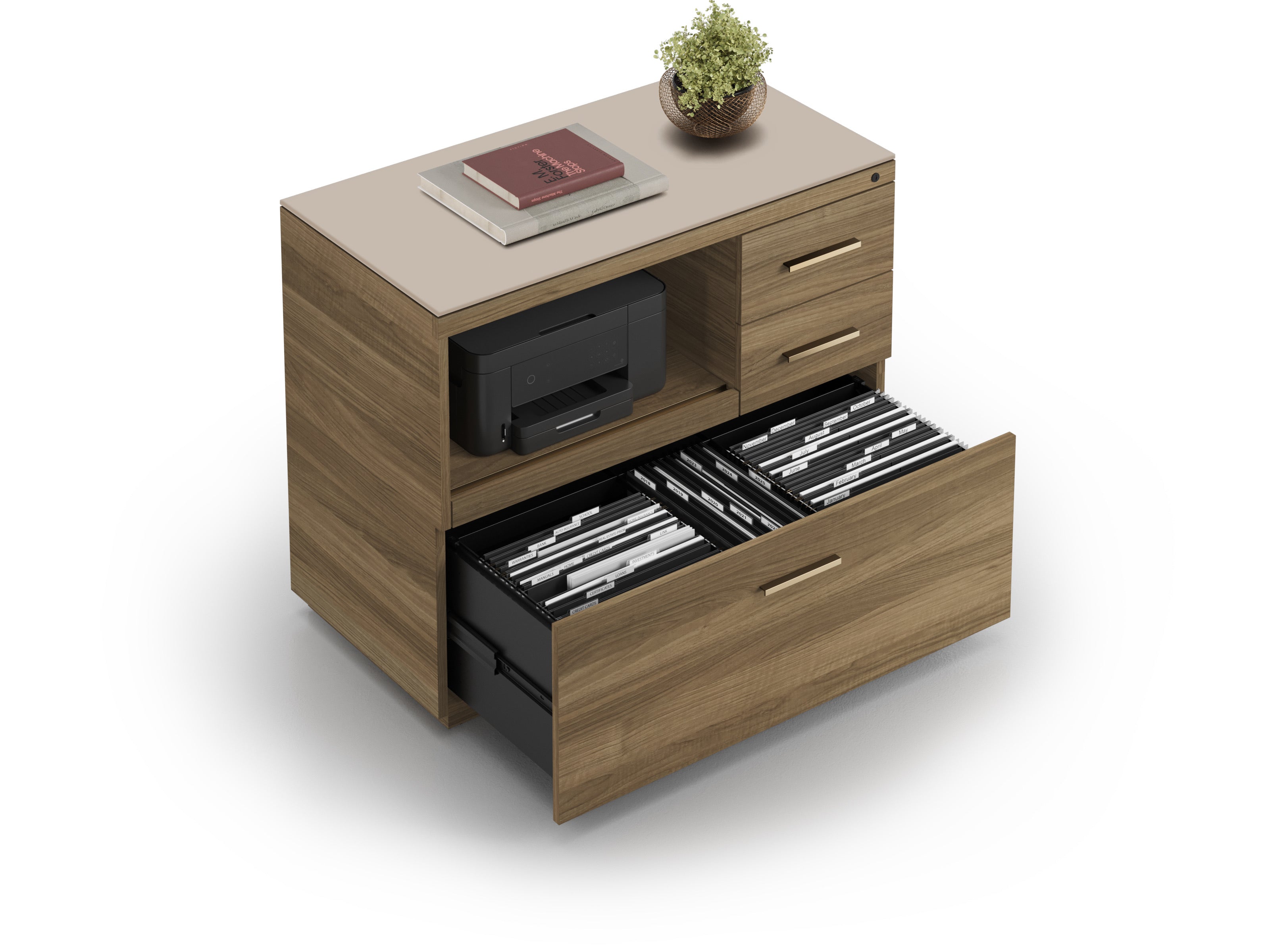 BDI Sequel Studio 6617 Mobile File Pedestal