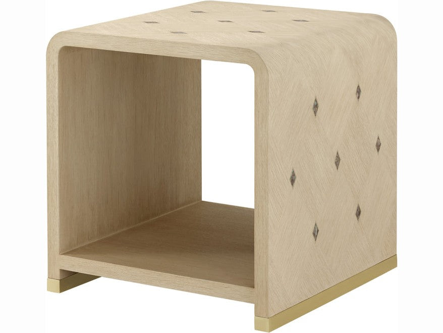 Theodore Alexander Judith Leiber 50402.C386 Side Table, Martini Finish
