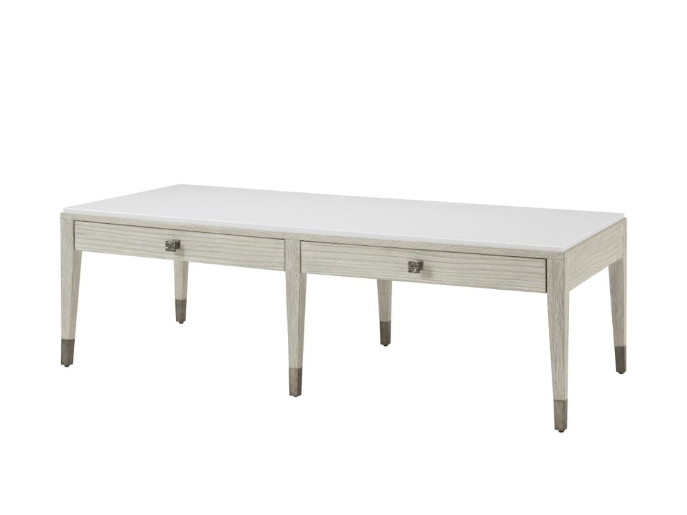 Theodore Alexander Breeze Two Drawer Cocktail Table