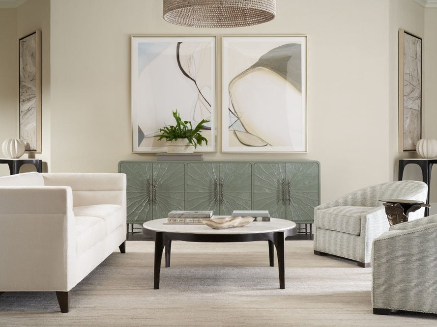 Theodore Alexander Rome Round Cocktail Table