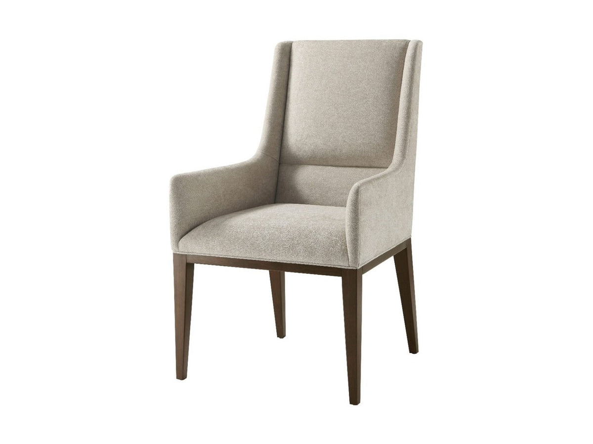 Theodore Alexander Lido Upholstered Dining Arm Chair
