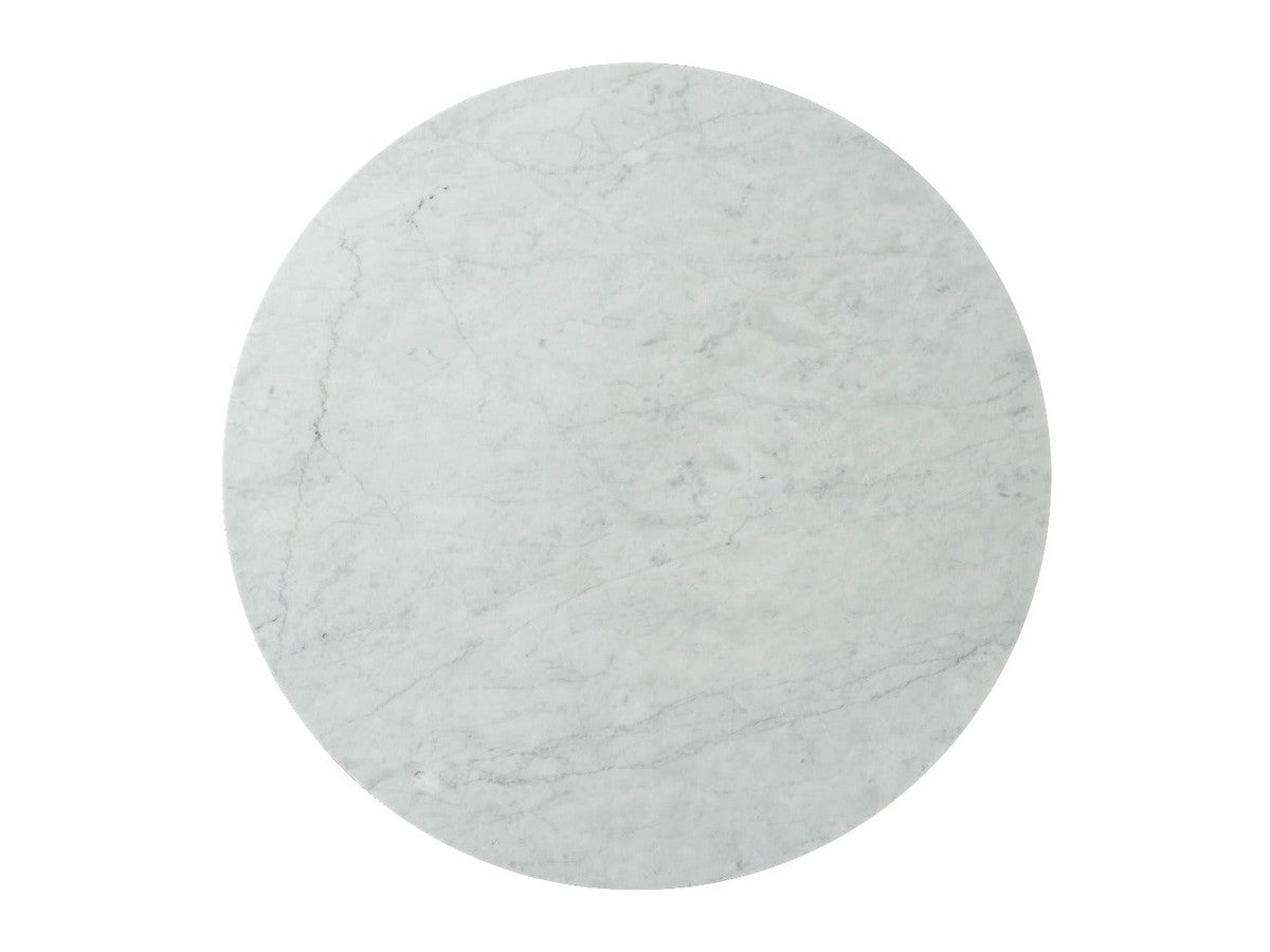 Theodore Alexander Fisher Round Cocktail Table, Marble Top