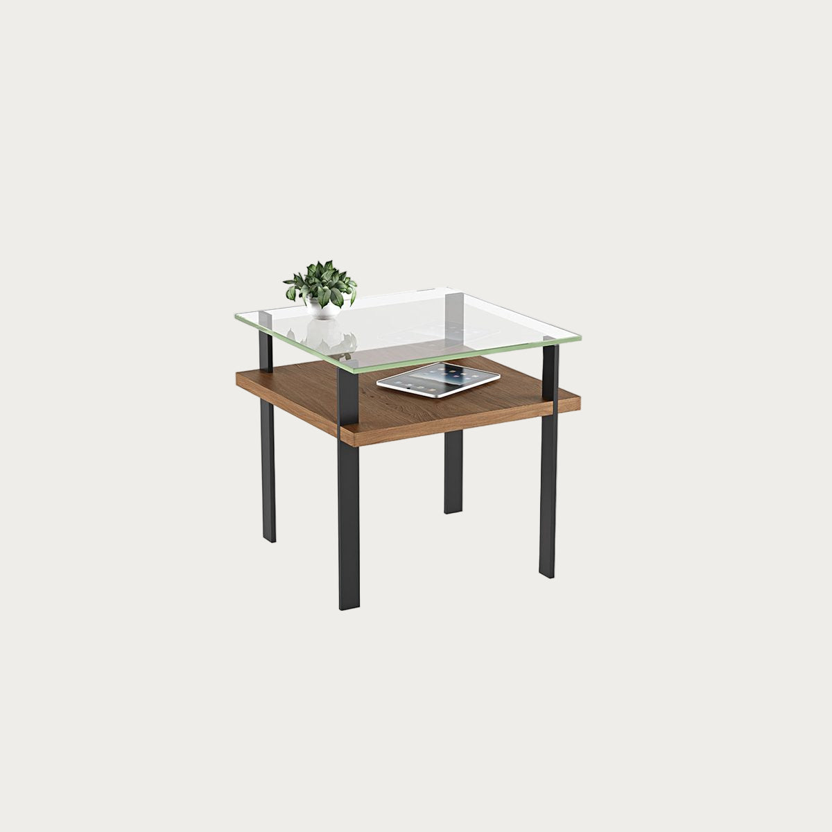 BDI Terrace 1156 End Table, Natural Walnut