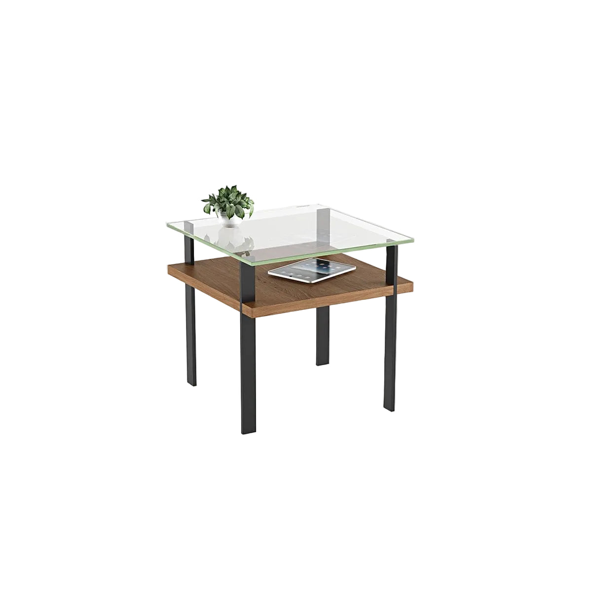 BDI Terrace 1156 End Table, Natural Walnut