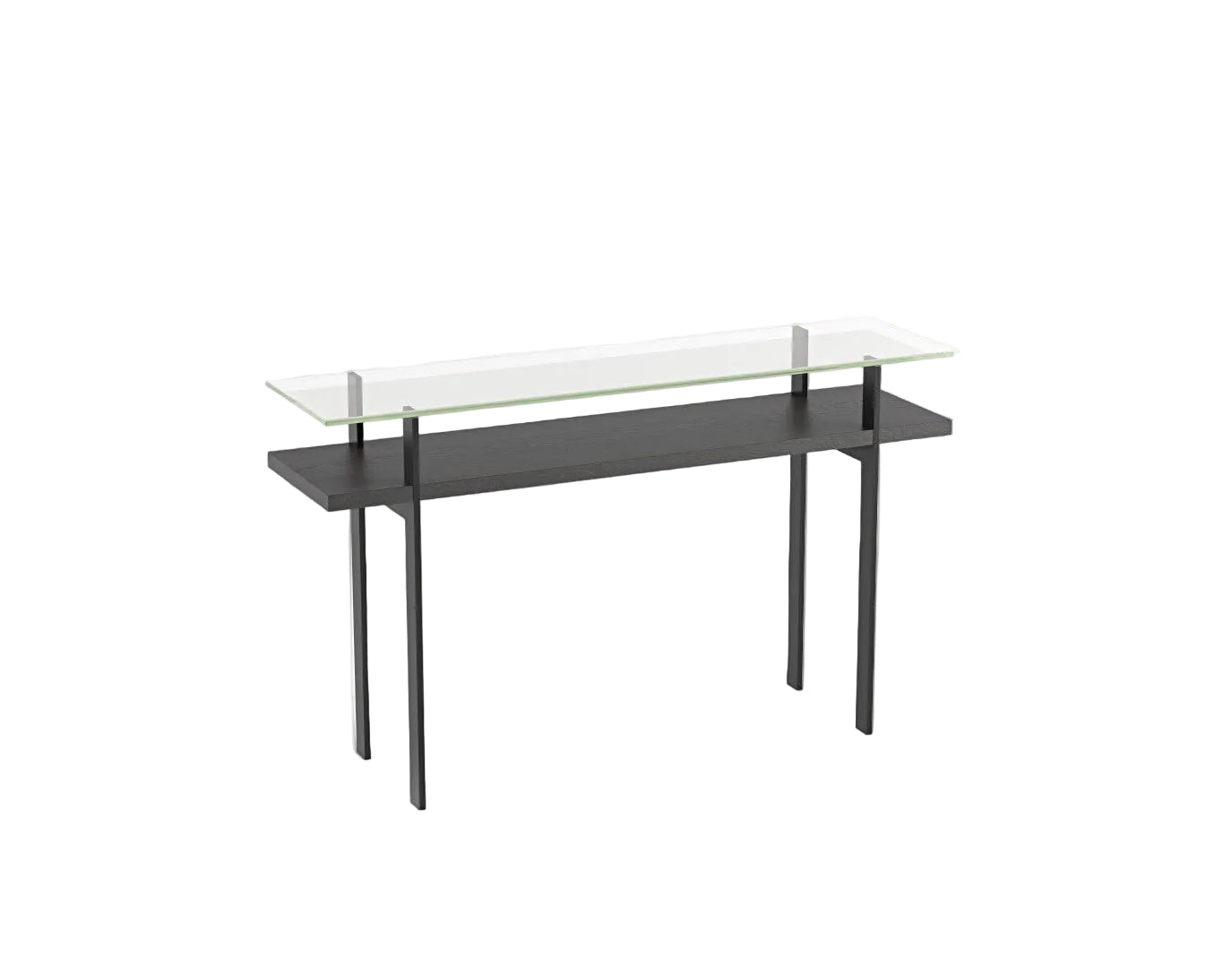 Terrace 1153 Console Table in Charcoal-Stained Ash 