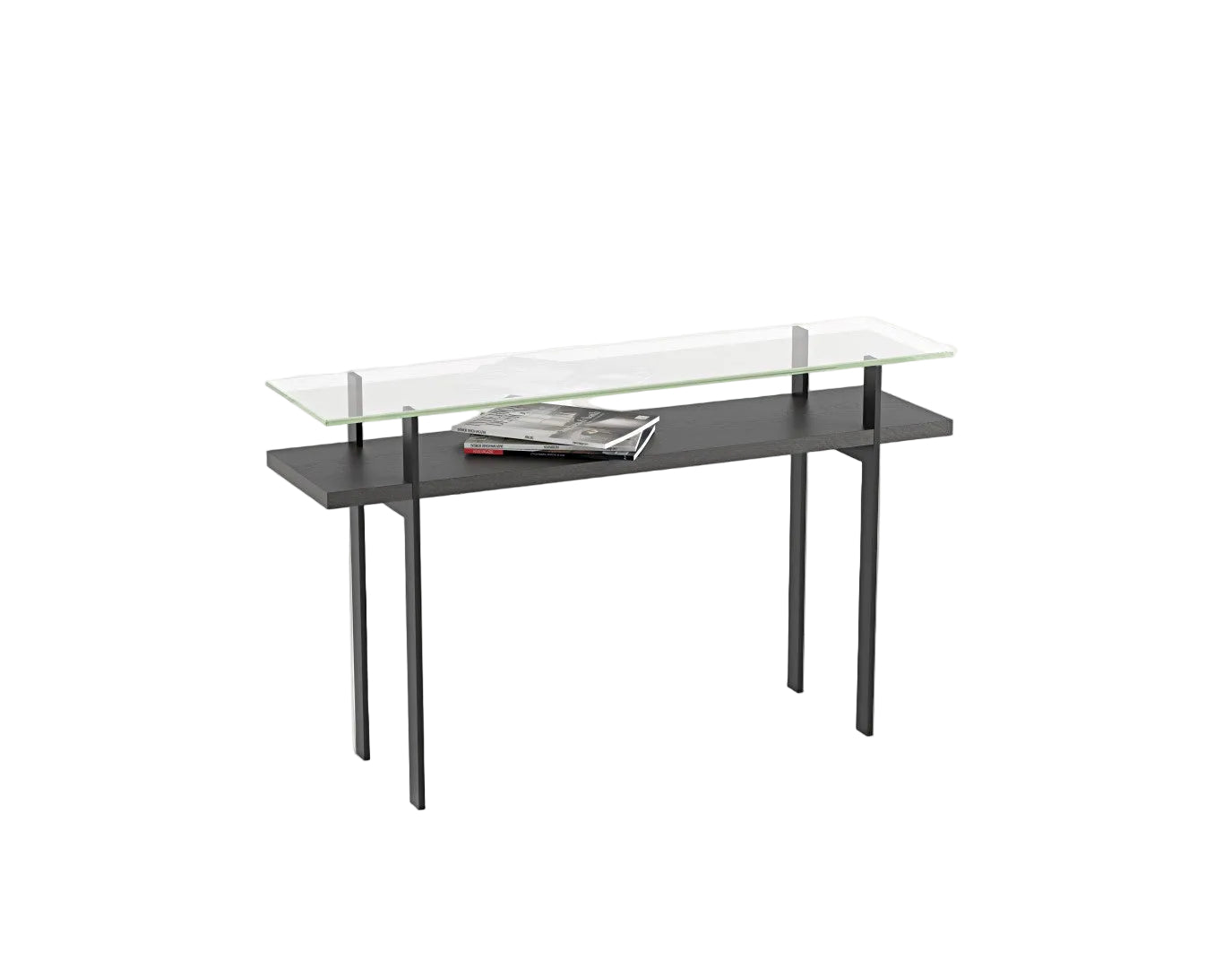 BDI Terrace 1153 Console Table, Charcoal Stained Ash 
