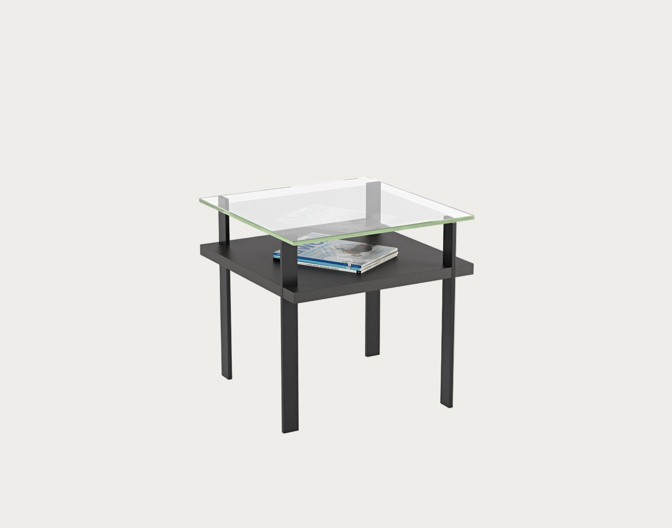 BDI Terrace 1156 End Table, Charcoal Stained Ash