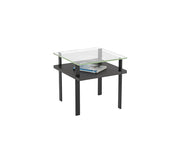 BDI Terrace 1156 End Table, Charcoal Stained Ash