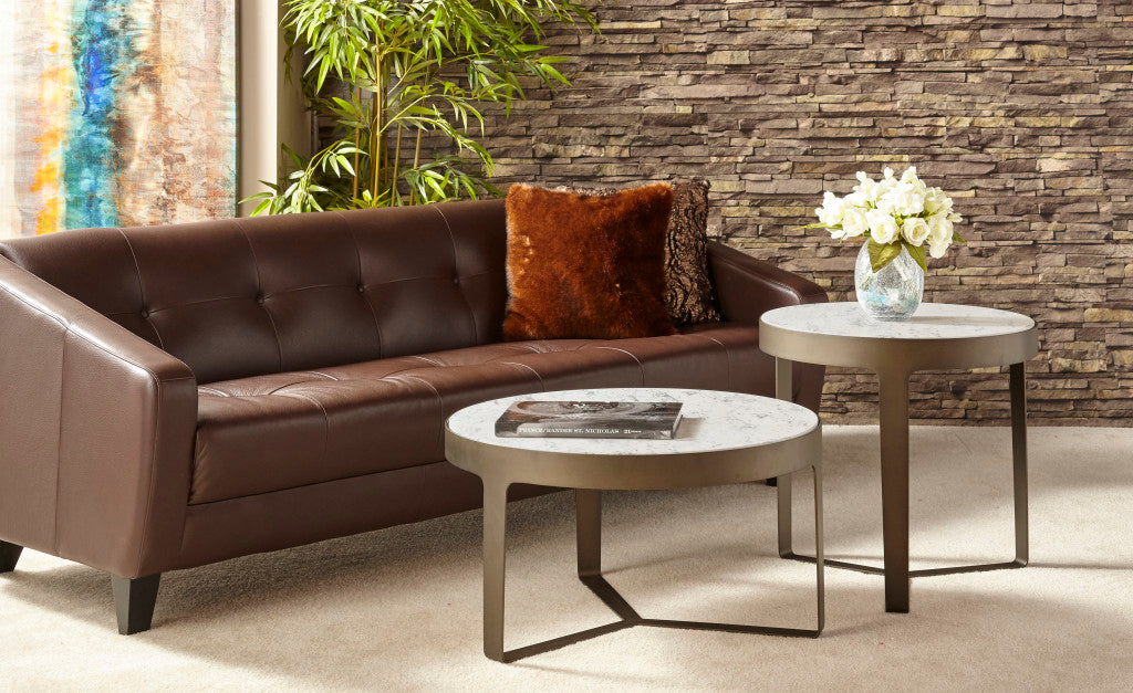Elite Modern Thea Coffee Table with Venezia Top