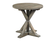 Hammary Trestle Round End Table