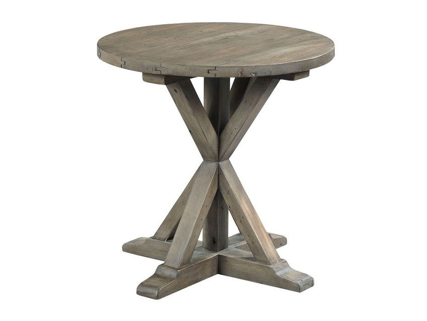Hammary Trestle Round End Table