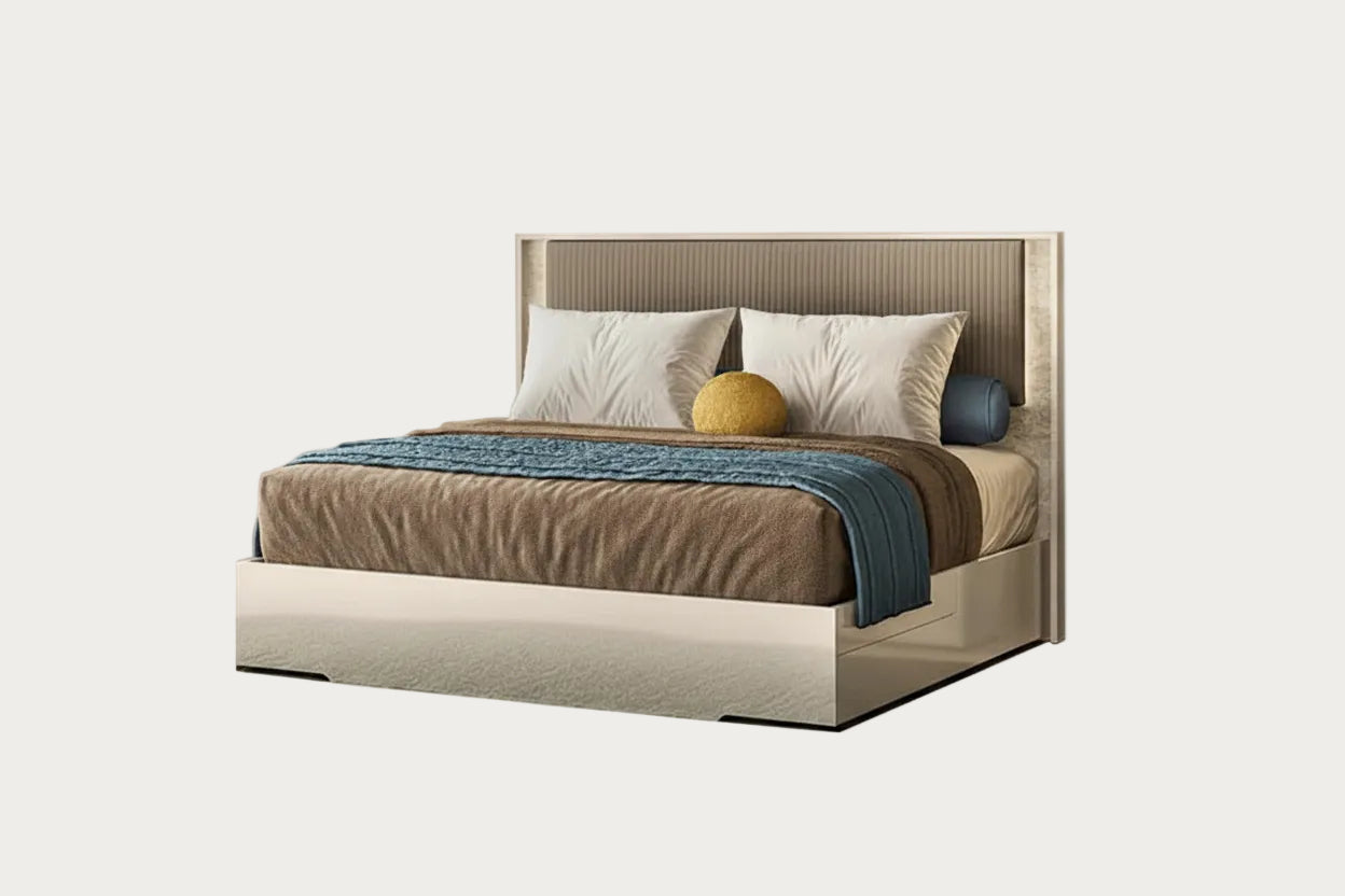 Tullia Bedroom Set  with Storage and Headboard Lighting