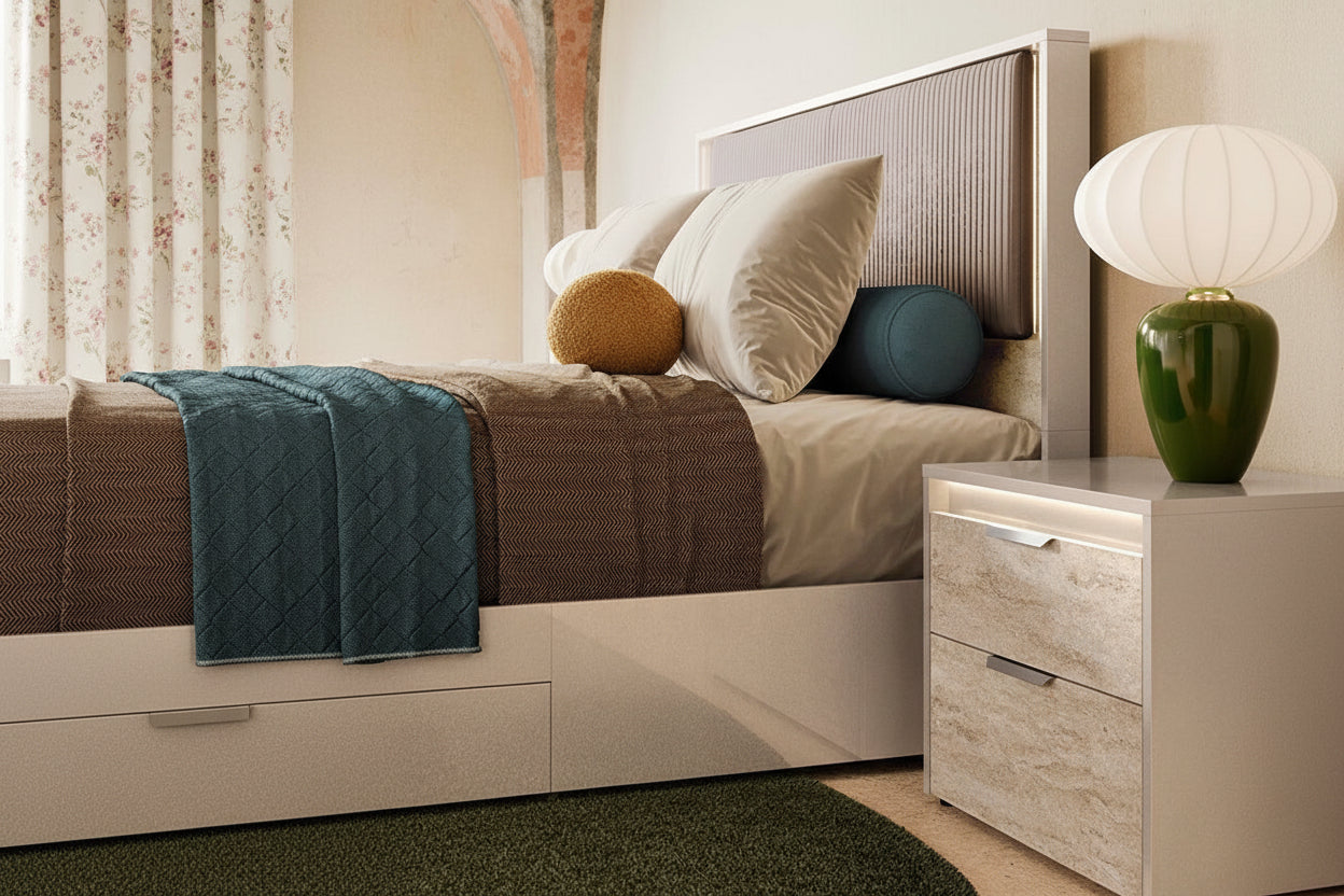 Tulia nightstand in a room scene